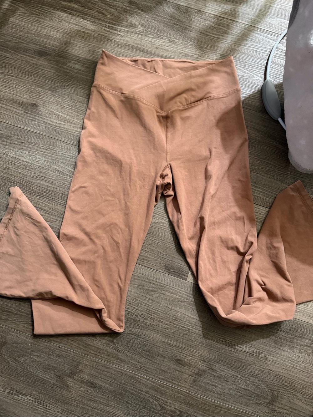 PINK Victoria's Secret Mauve/Tan High-Waist Leggings